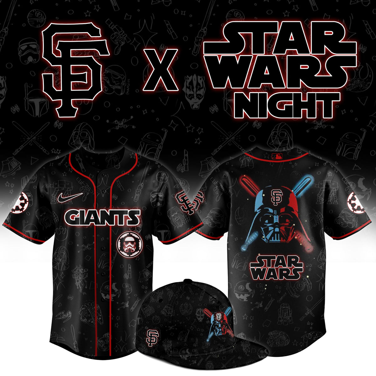 San Francisco Giants 2025 Star Wars Night Jersey
