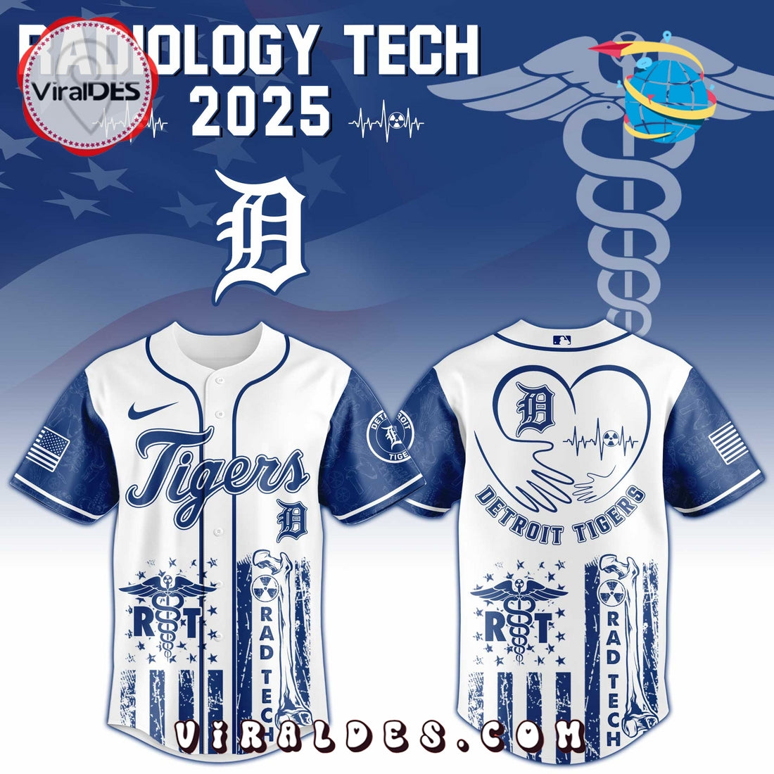 Detroit Tigers MLB x Radiology Tech Night Jersey