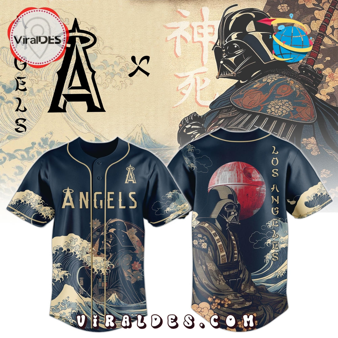 Lord Vader x Angels Japan Edition Baseball Jersey