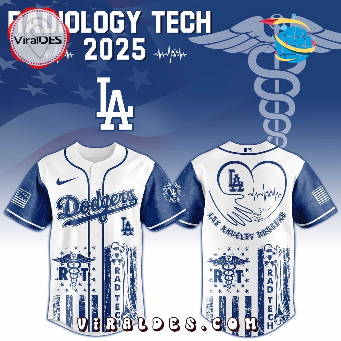 Los Angeles Dodgers MLB x Radiology Tech Night Jersey